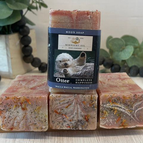 otter soaps for the soul magic goat milk midnight oil soap