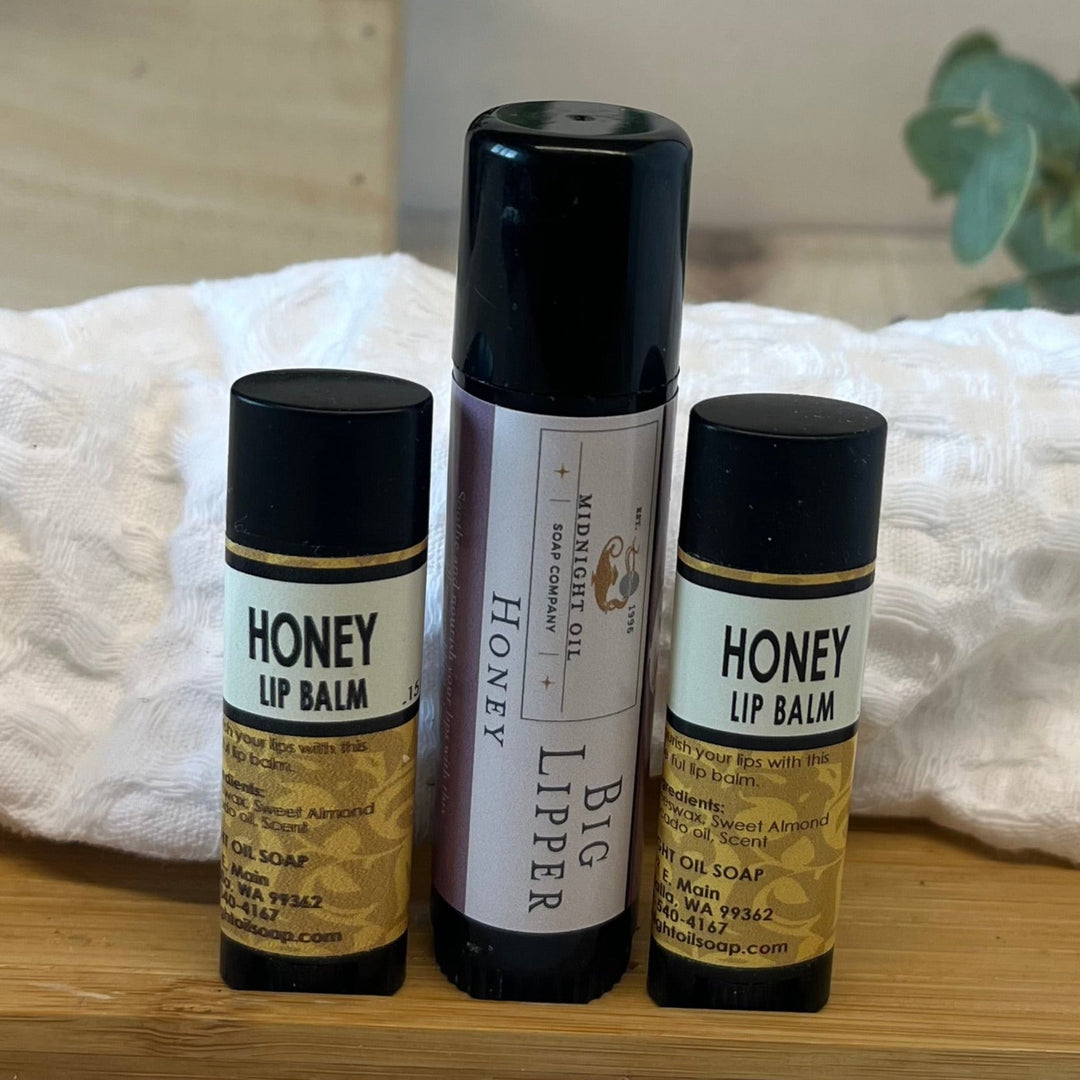 honey lip balm midnight oil soap