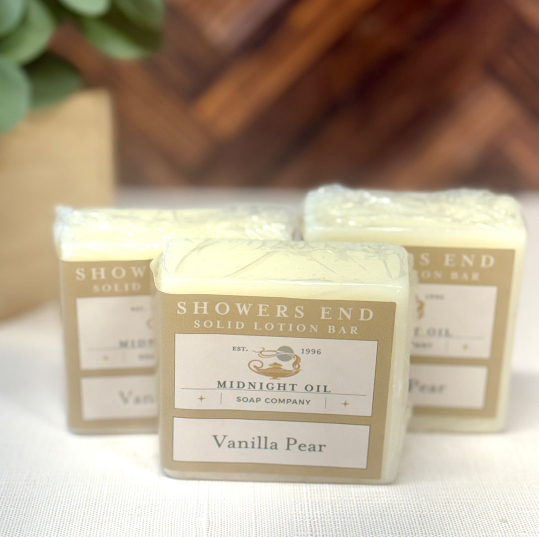 VANILLA PEAR-(Solid Lotion Bar)