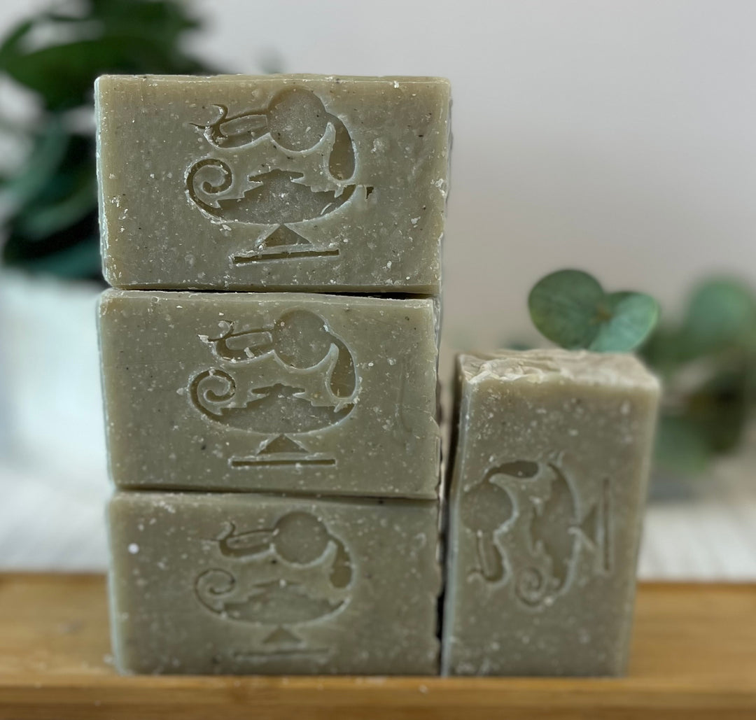 acne away tea tree goat milk soap midnight oil soap