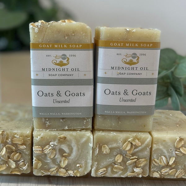 oats and goats unscented goat milk soap