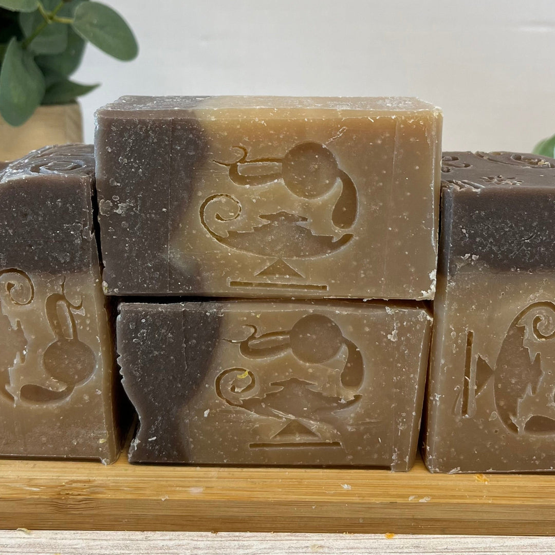 good karma lavender orange patchouli goat milk soap