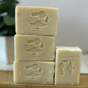 unscented herbal goat milk soap