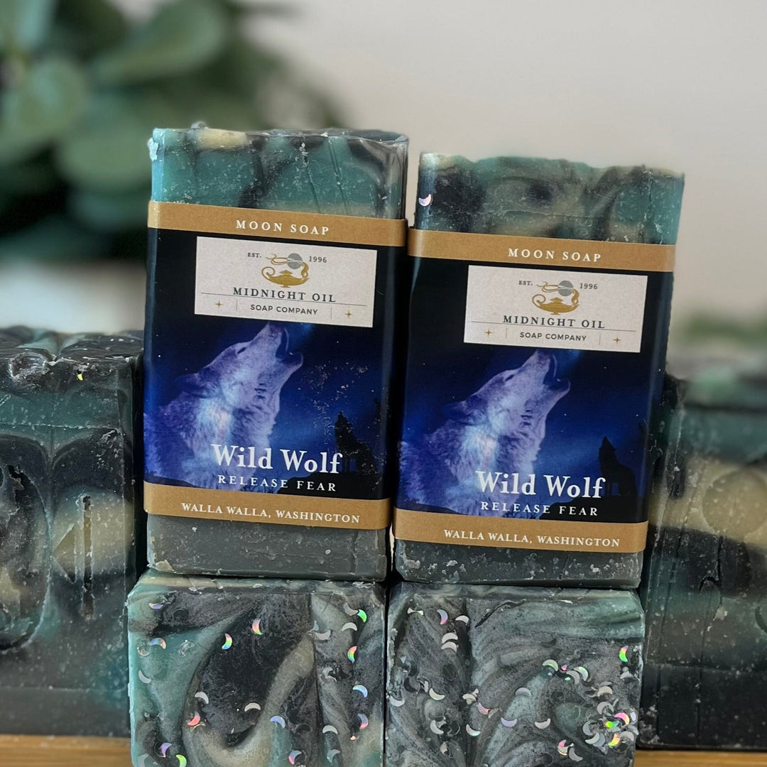 wild wolf magic soul goat milk soap midnight oil soap