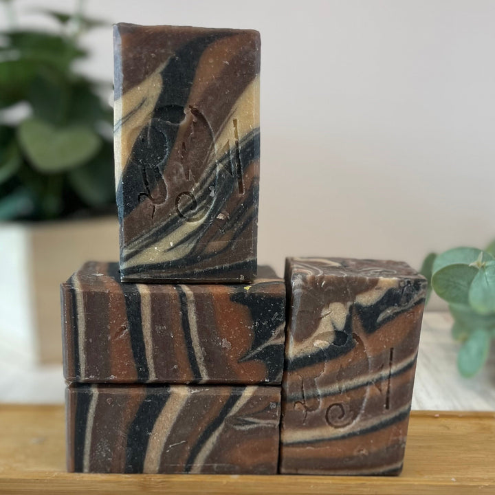 cedar saffron midnight oil goat milk soap