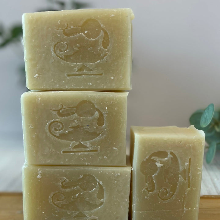 tea tree hair shampoo  bar goat milk soap midnight oil soap