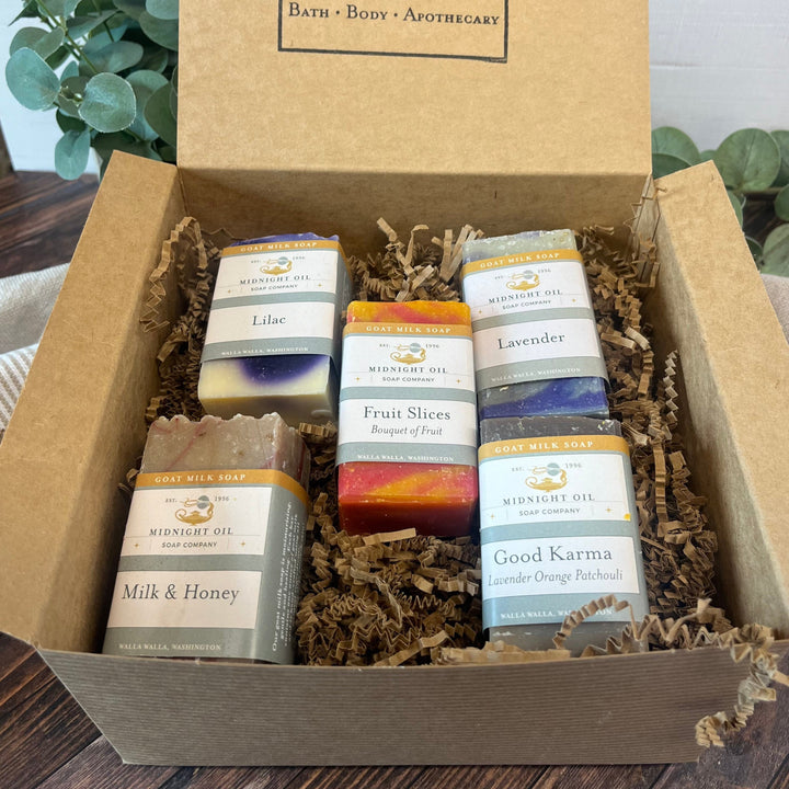 goat milk soap midnight oil soap