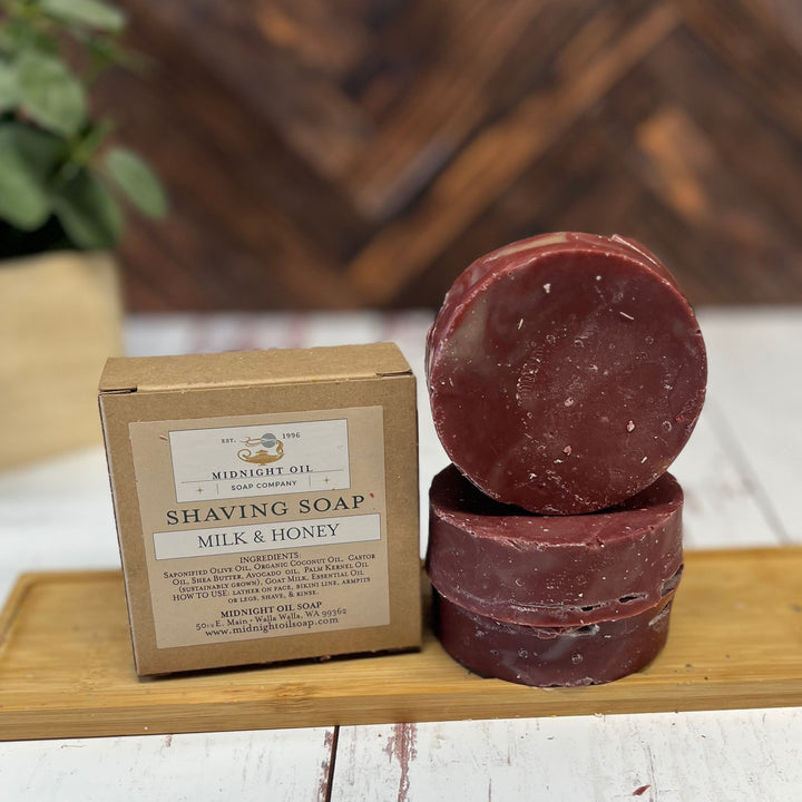 milk and honey goat milk shaving soap