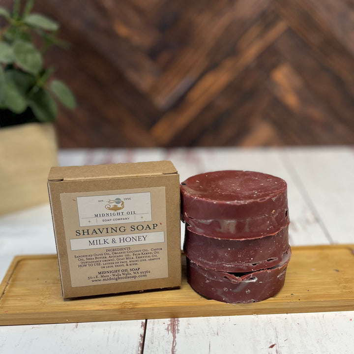 milk and honey goat milk shaving soap