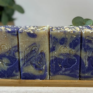 lavender goat milk soap midnight oil soap