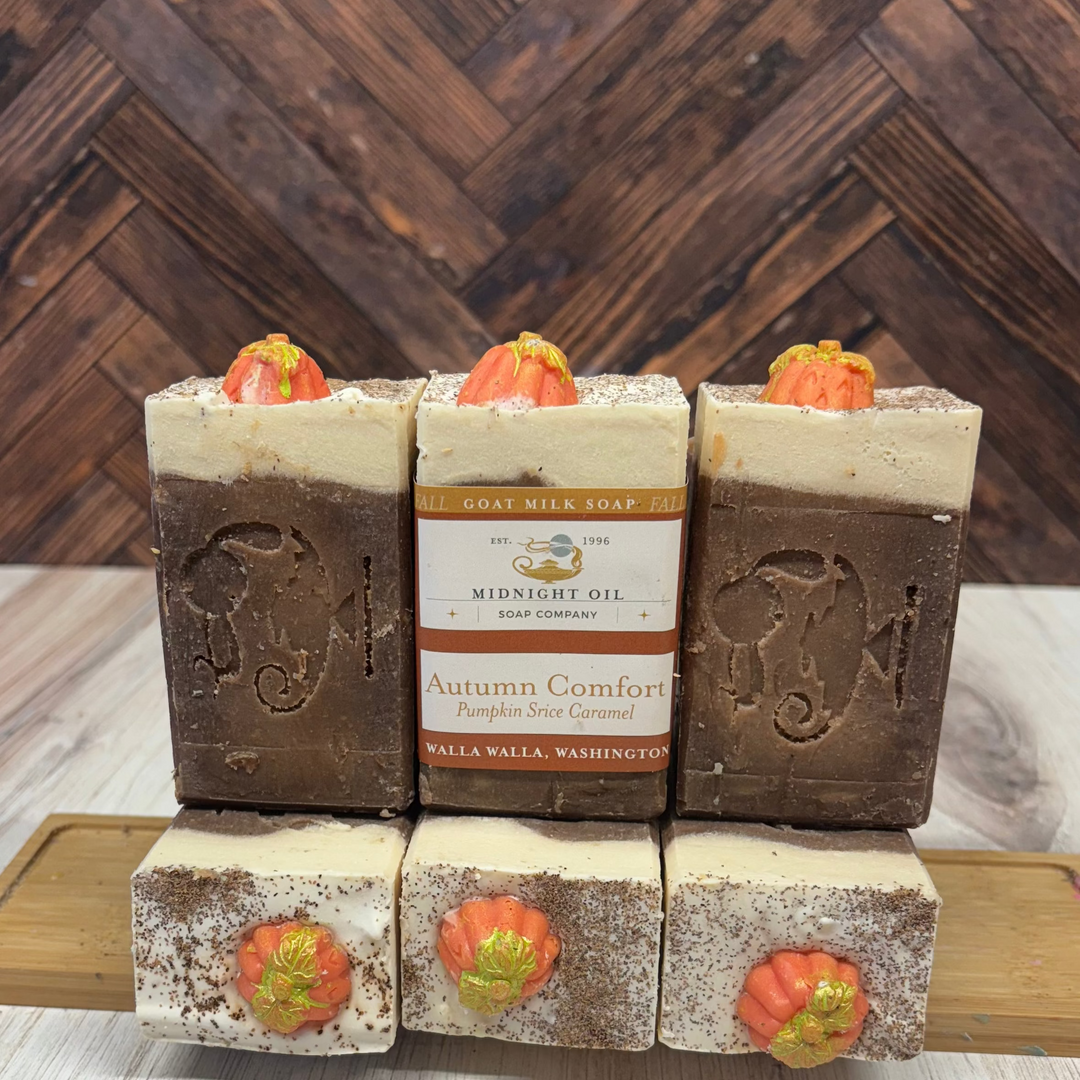 pumpkin goat milk soap midnight oil soap excellent best fall