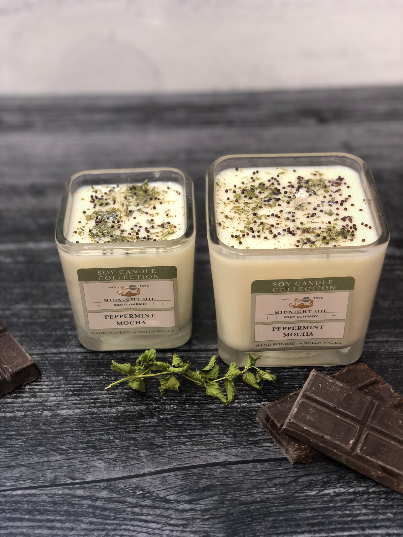 **NEW** PEPPERMINT MOCHA~Soy Candle no