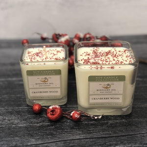 **NEW** CRANBERRY WOOD ~Soy Candle
